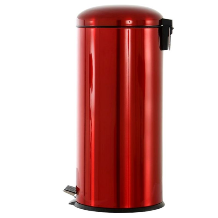 Royal Homewares Metallic Red 30L Dustbin RHW005-30RED
