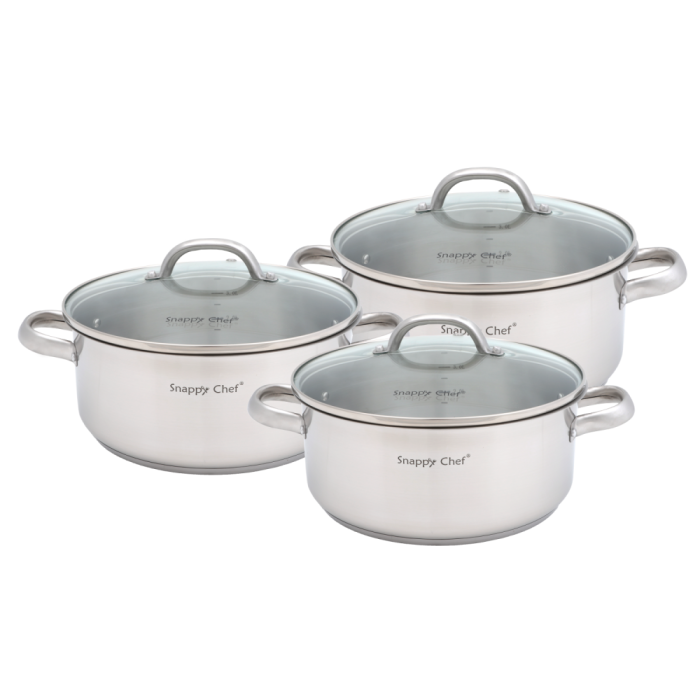Snappy Chef 6pc Cookware Set - SSCS005 - Image 2