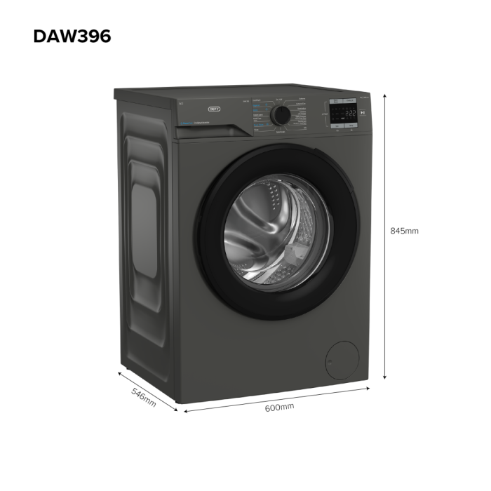Defy 8kg Front Loader Washing Machine - DAW396 - Image 2