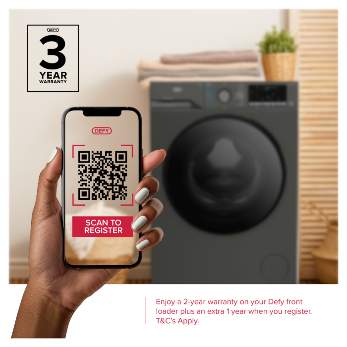 Defy 10kg/7kg Washer Dryer - DWD328 - Image 3