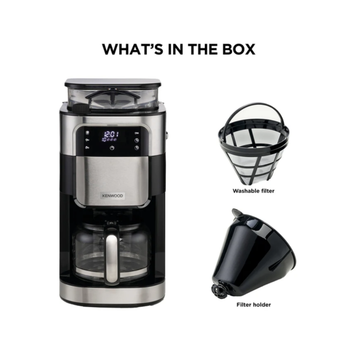 Kenwood Grind & Brew Drip Coffee Machine - CMM40.000BM - Image 4