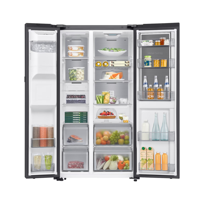 Samsung 609L Food Showcase Side-by-Side Fridge - RS80F64G2FFA - Image 4