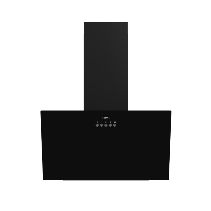 Defy Inclined Wall-Mounted Cookerhood (Black) - DCH600B - Image 2