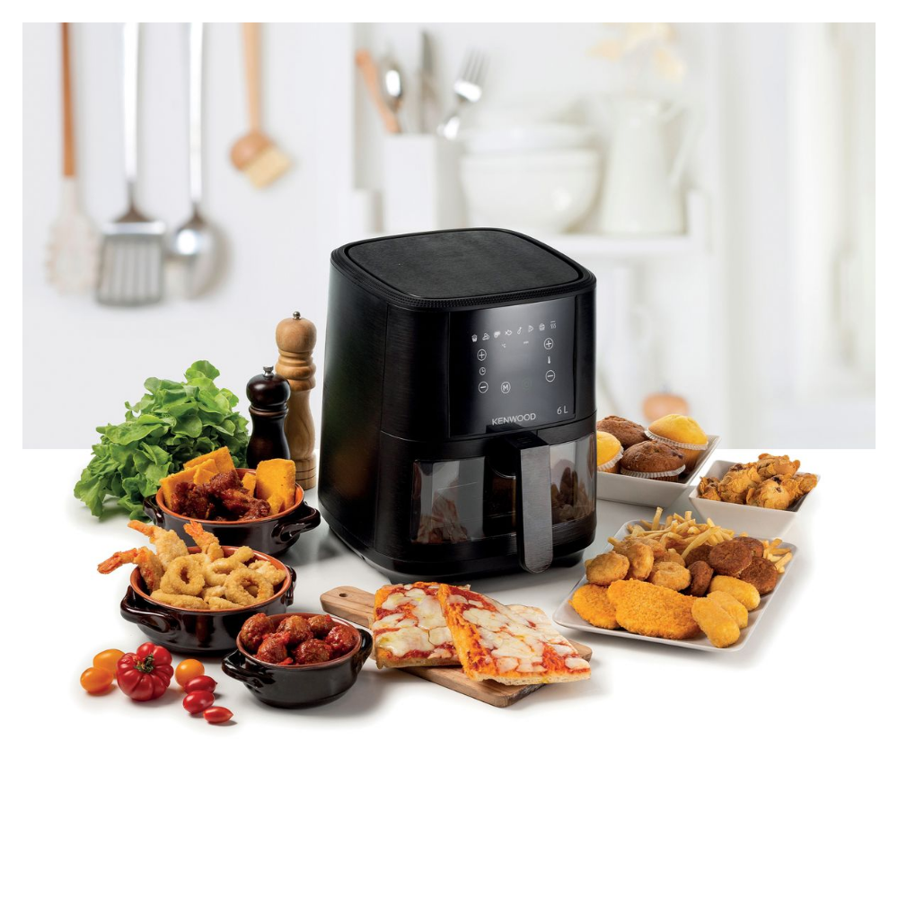 Kenwood 6L Air Fryer with Grill Function & Window (Black) - HFG60.000BK - Image 4