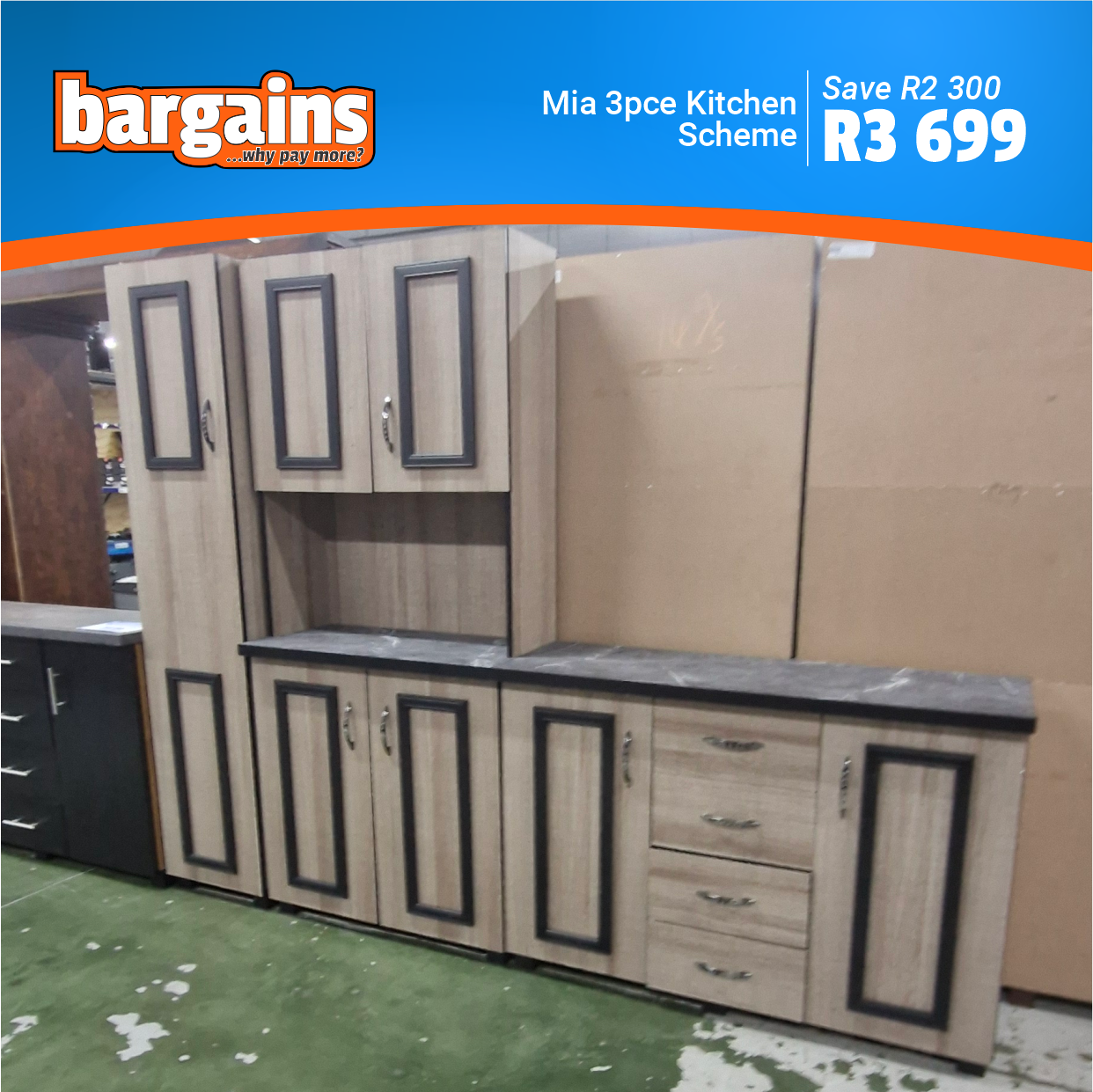 Mia 3pce Kitchen Scheme