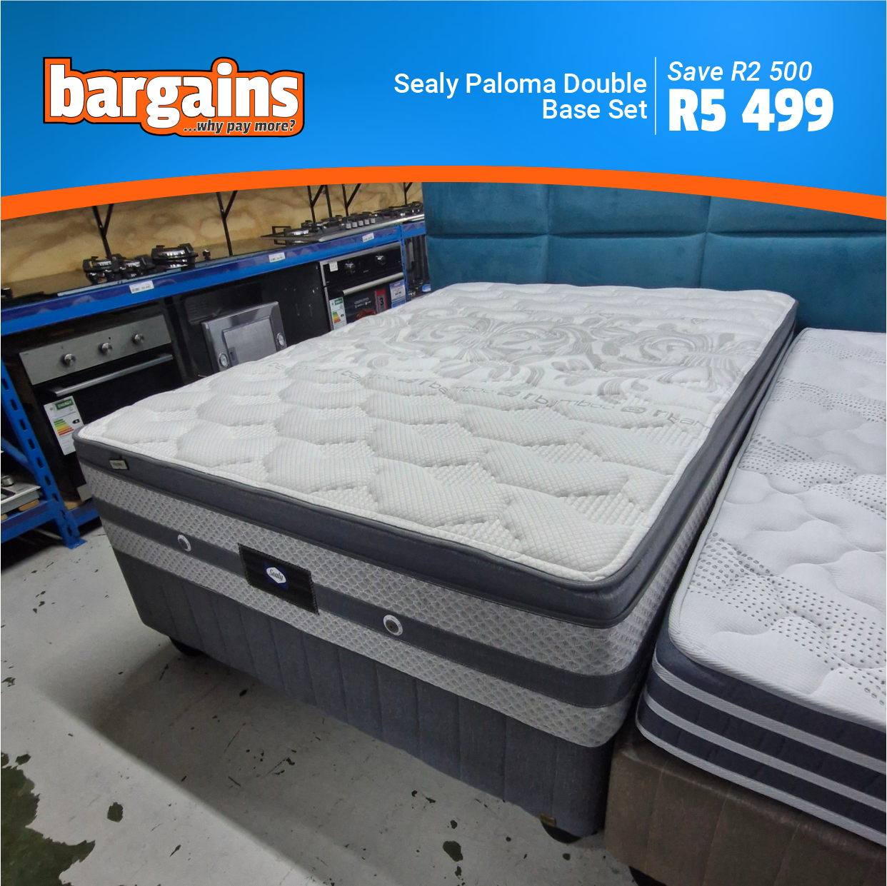 Sealy Paloma Double Base Set